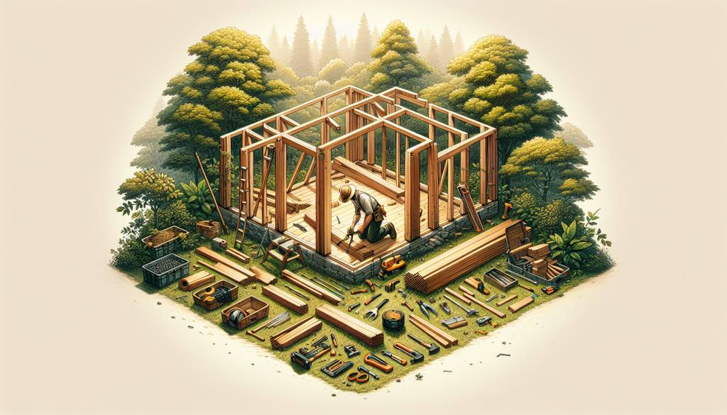 ossature bois : construire durable et responsable