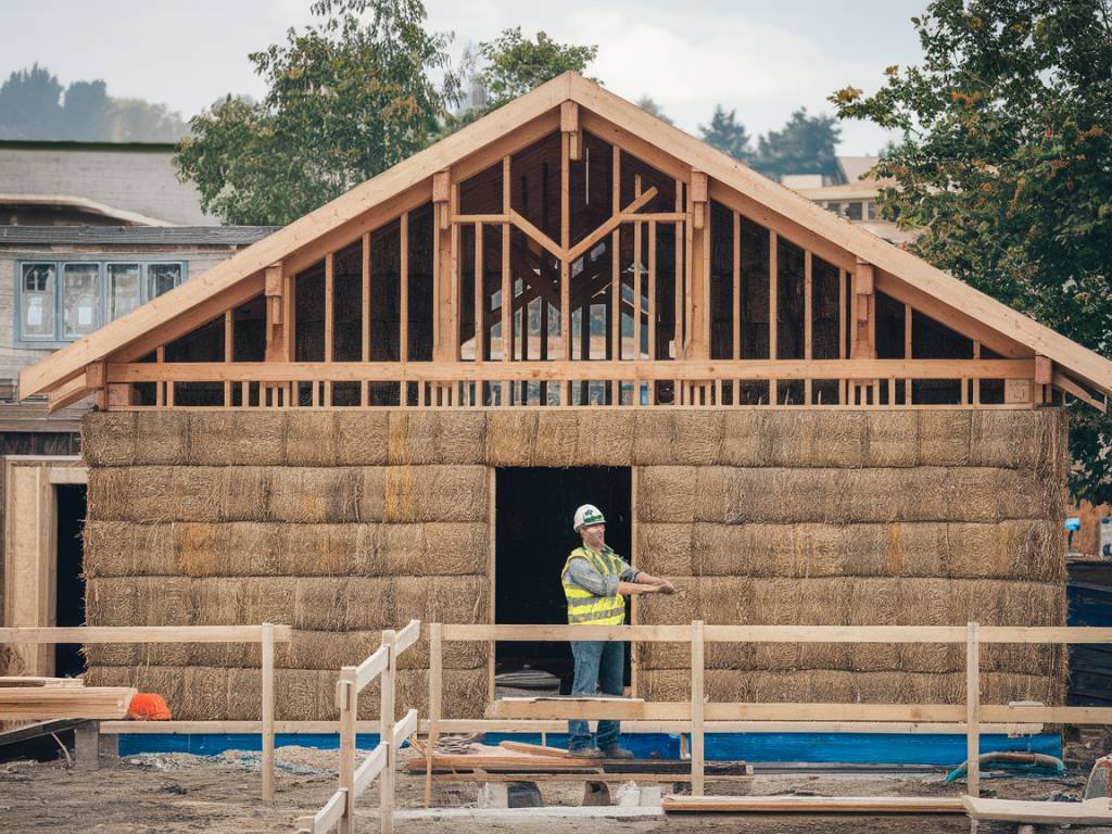L’impact des matériaux biosourcés sur la neutralité carbone dans la construction